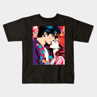 Kiss - A Japanese Couple Kids T-Shirt